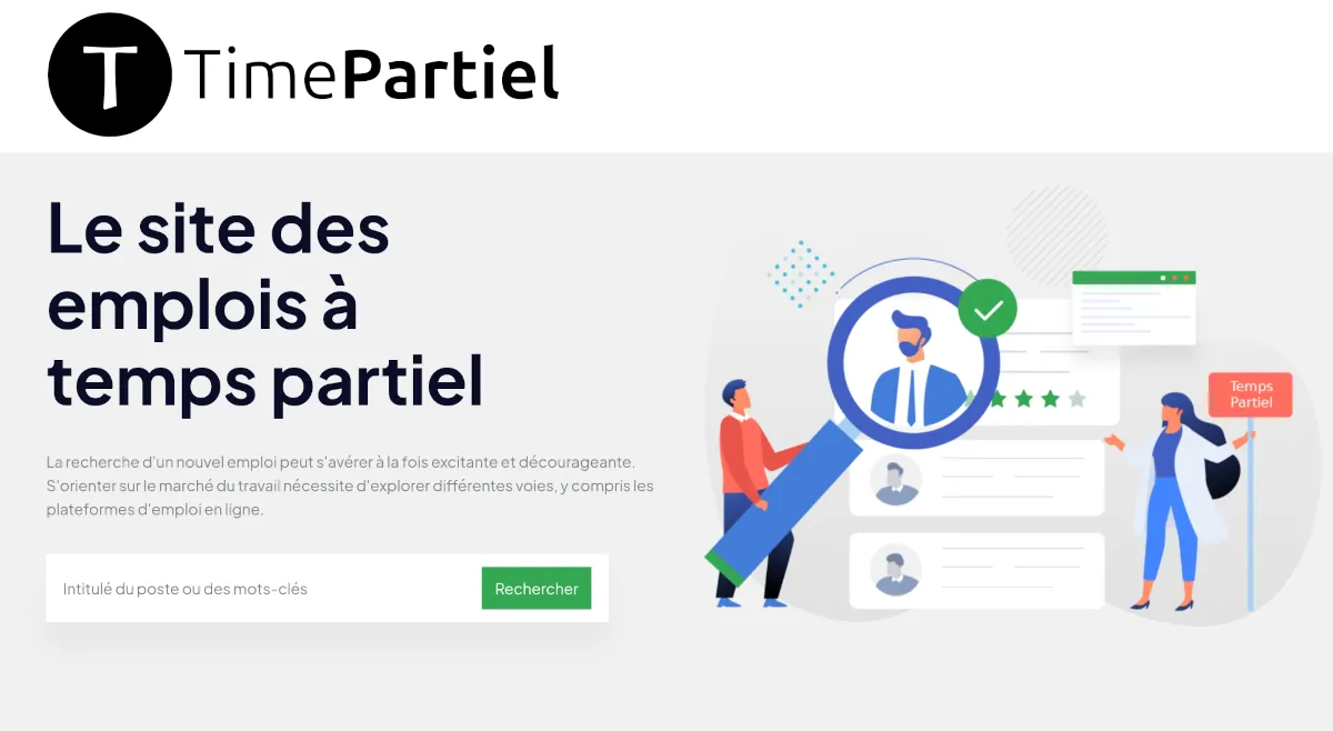 Comment trouver un emploi à temps partiel : stratégies, sites et modèles de candidature