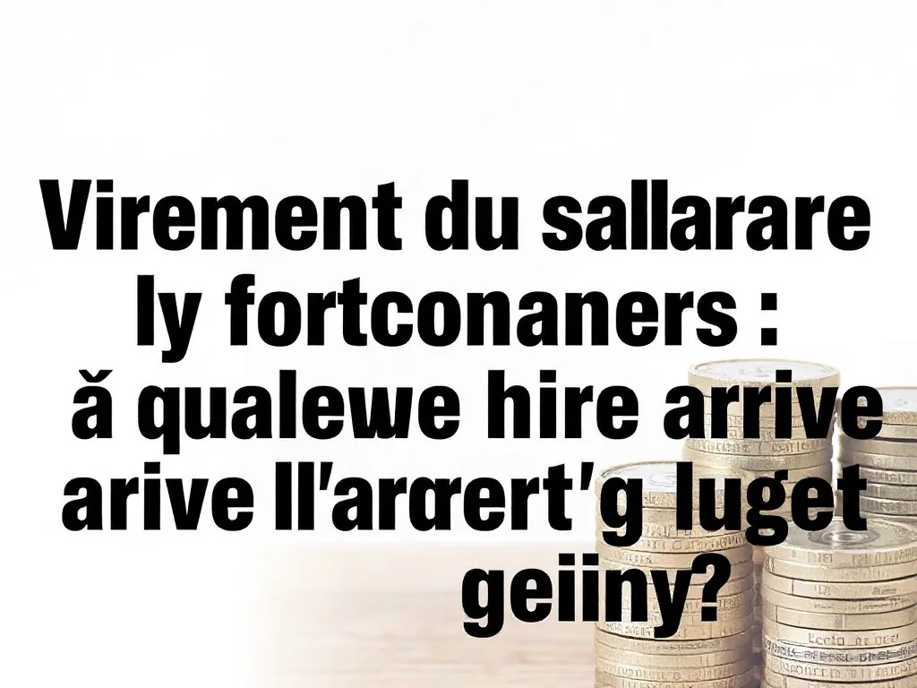 Virement du salaire des fonctionnaires : à quelle heure arrive l'argent vraiment ?