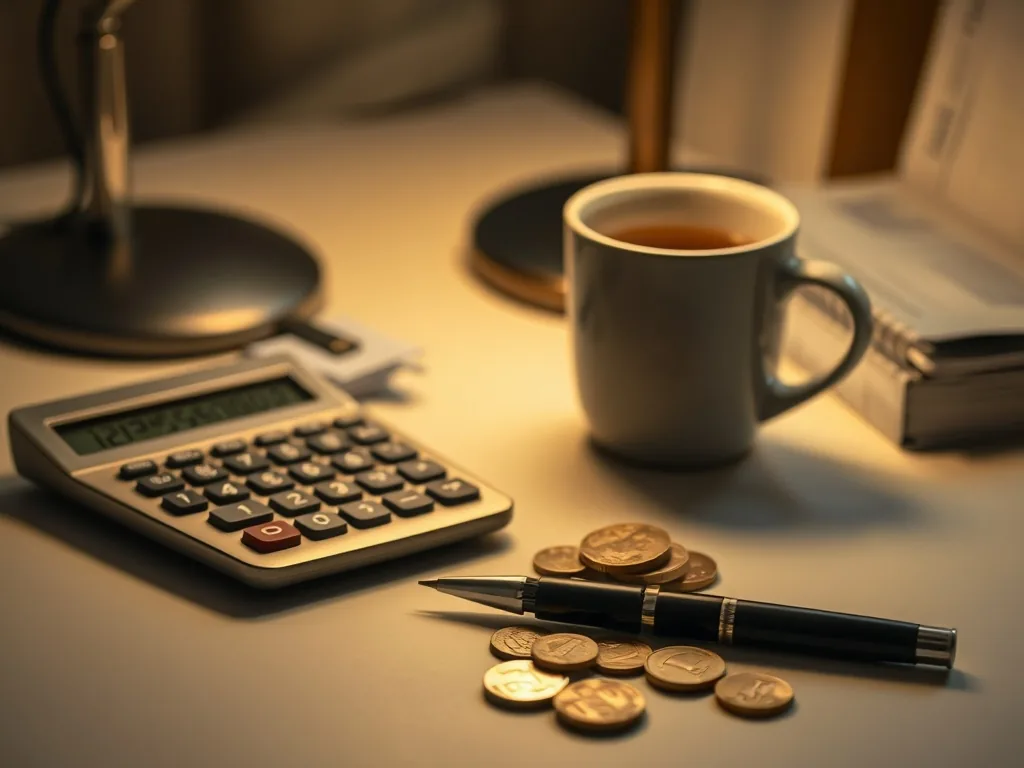 Formulaire de demande de retraite Ircantec et calculatrice posés sur un bureau